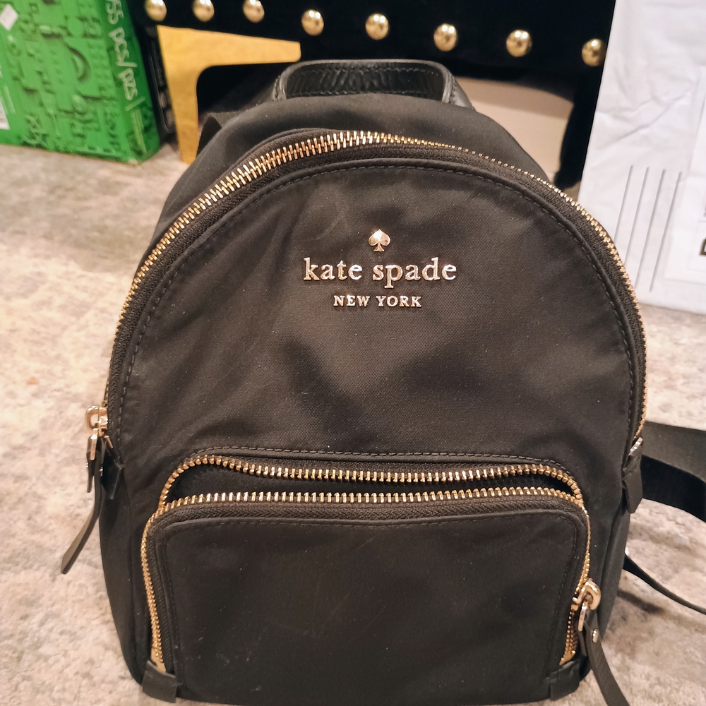Kate Spade Black Backpack